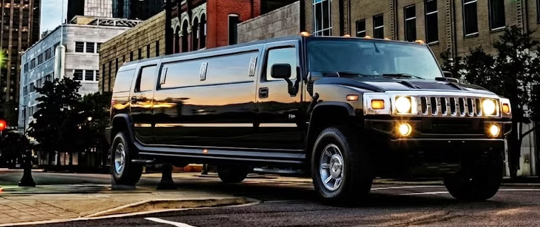 Black Hummer H2 Limousine